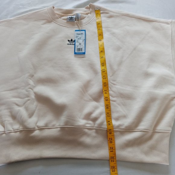 Adidas Trefoil Crewneck slouchy Sweatshirtshirt - Picture 9 of 9